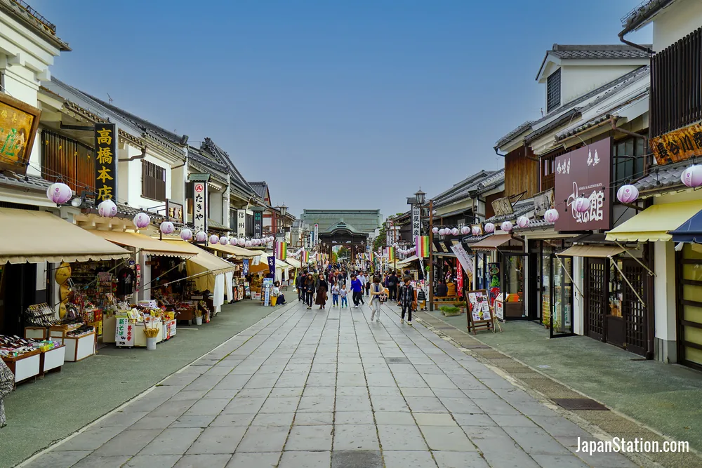 Zenkoji Nakamise-dori in Nagano.