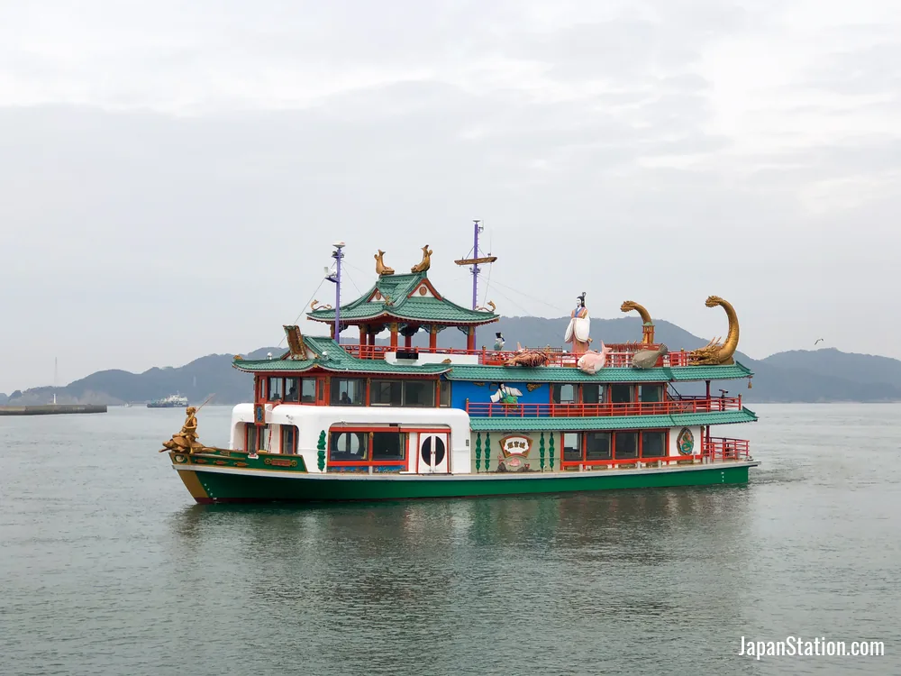 Boat in Toba Bay.