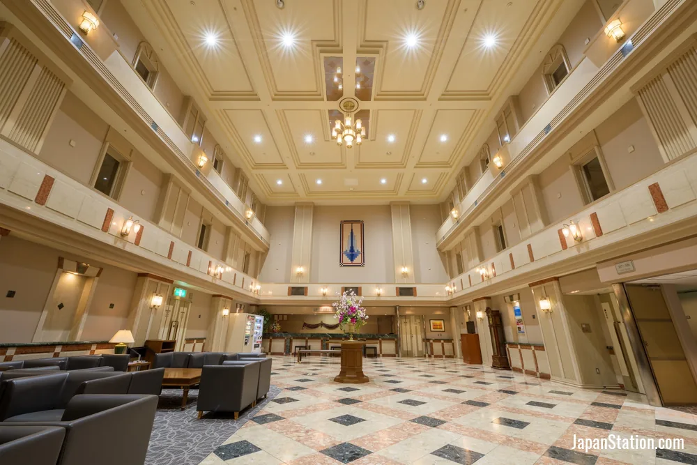 Lobby at Air Terminal Hotel.