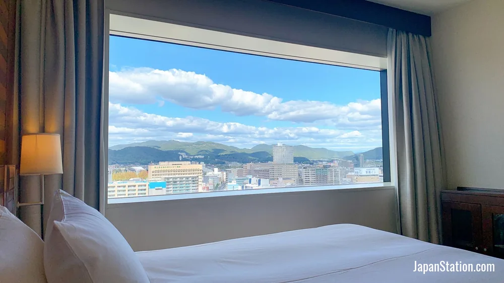 View from ANA Crowne Plaza Okayama.