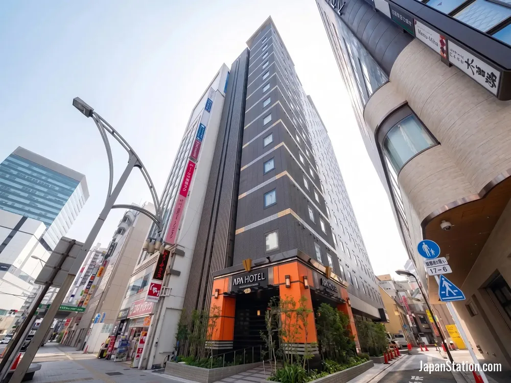 Exterior of APA Hotel Keisei Ueno Ekimae Minami.