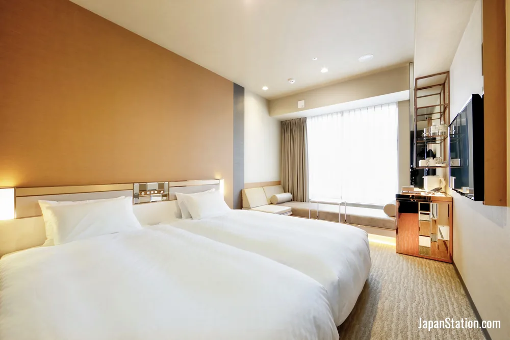 Guest room at CANDEO HOTELS Tokyo Roppongi.