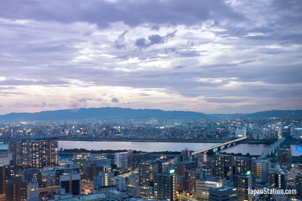 View from Canopy by Hilton Osaka Umeda.