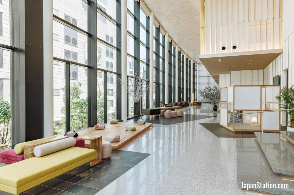 Lobby at Centara Grand Hotel Osaka.