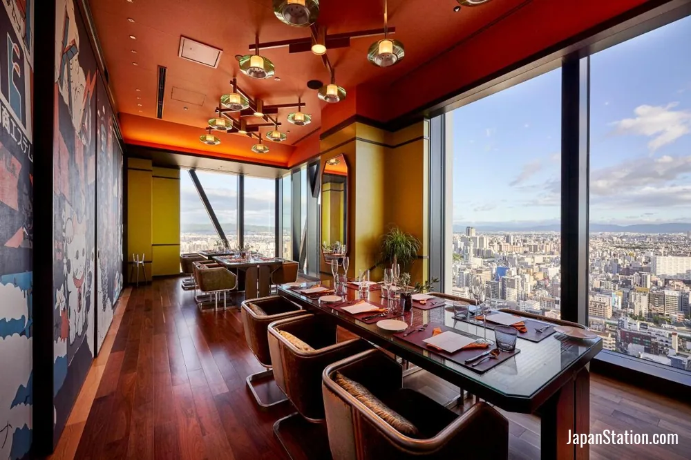 Dining area at Centara Grand Hotel Osaka.