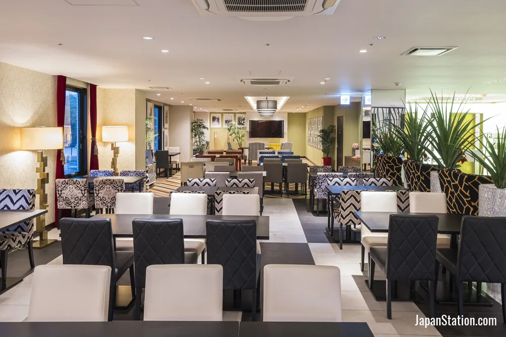 Dining area at Centurion Hotel Grand Kobe Station.