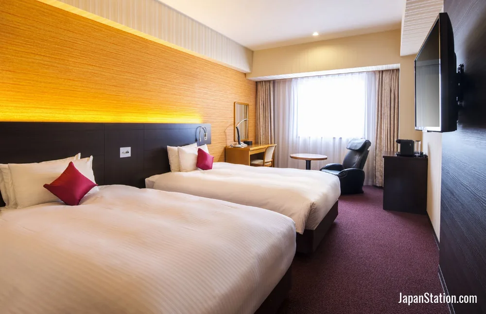 Guest room at Chisun Grand Nagano.