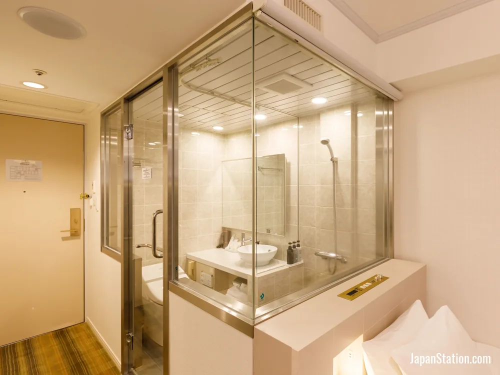 Bathroom in a guest room at Chisun Grand Takayama.