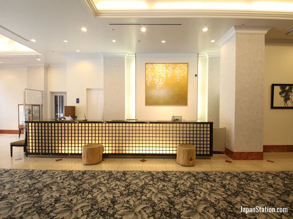 Reception area at Chisun Grand Takayama.