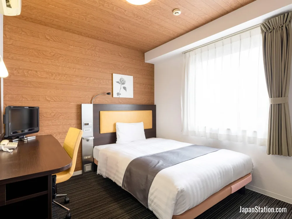 Guest room at Comfort Hotel Kokura.
