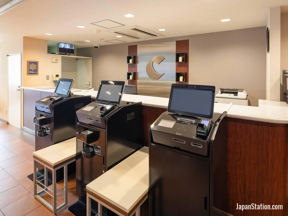 Reception area at Comfort Hotel Narita.
