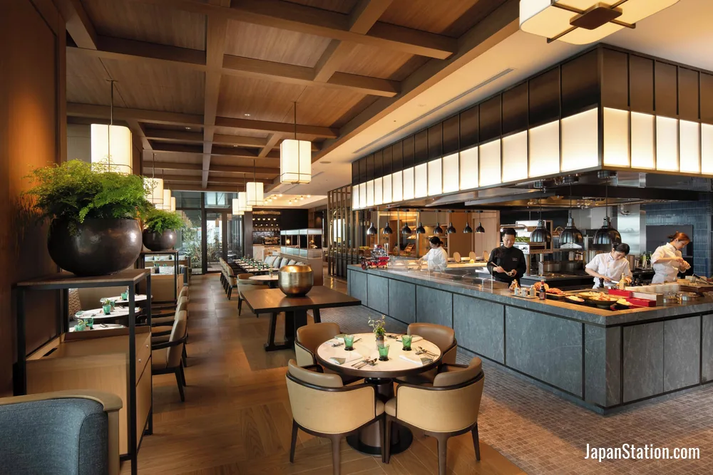 Dining area at Conrad Nagoya.
