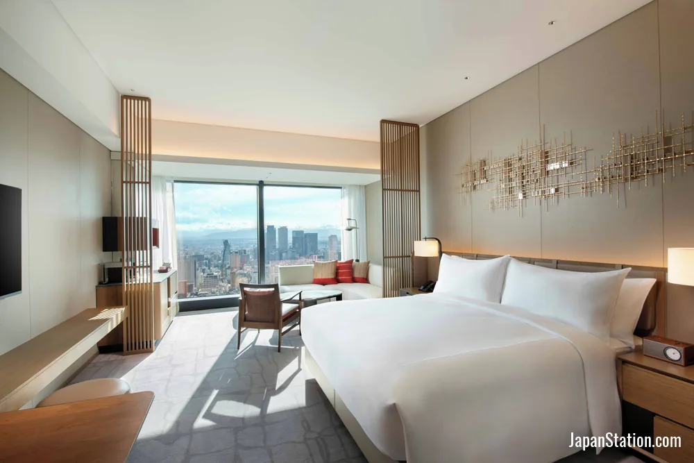 Guest room at Conrad Nagoya.