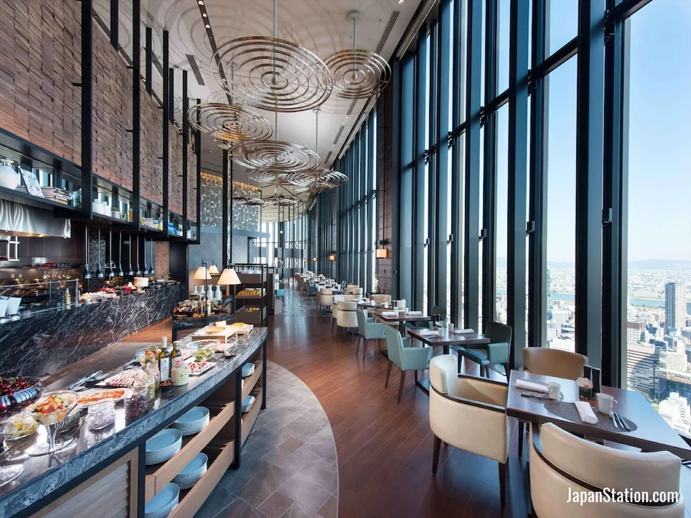 Dining area at Conrad Osaka.