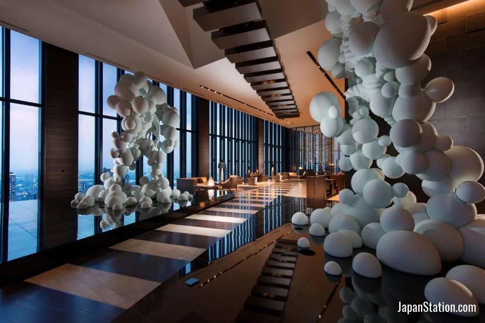 Lobby at Conrad Osaka.