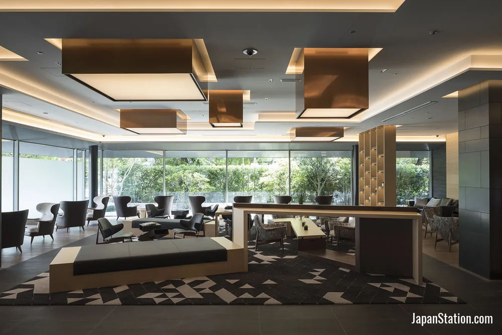 Lobby at Cross Hotel Kyoto.