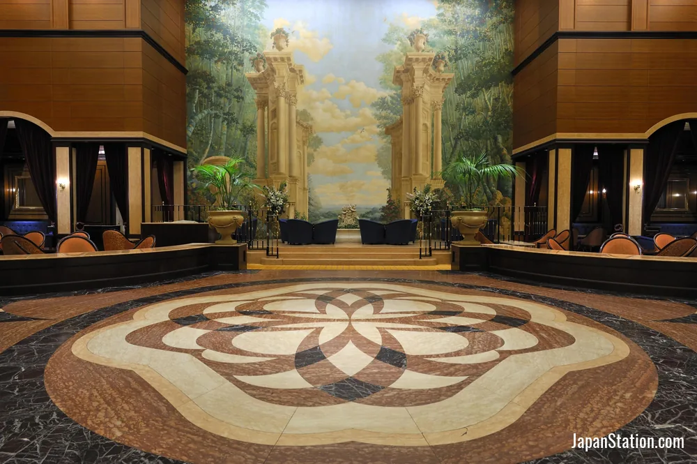 Lobby at Dai-ichi Hotel Tokyo.