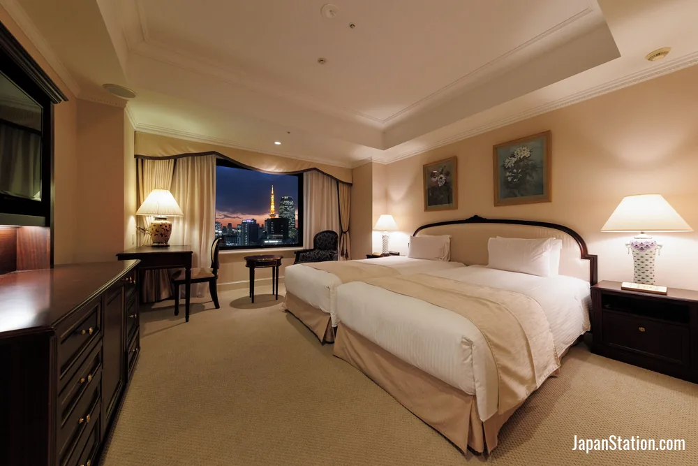Guest room at Dai-ichi Hotel Tokyo.