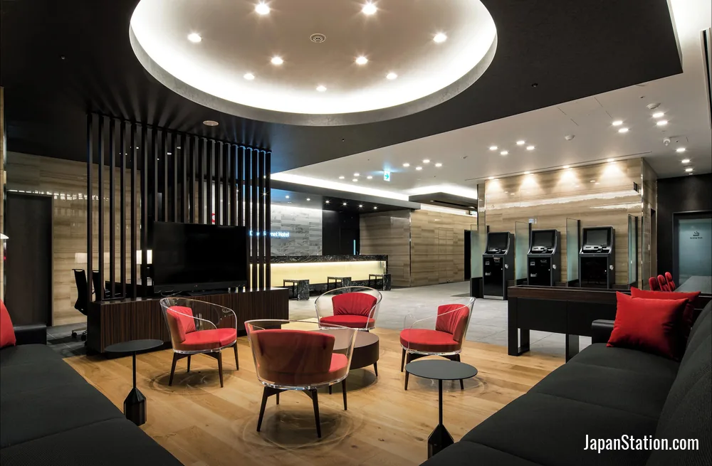 Lobby at Daiwa Roynet Hotel Hiroshima-ekimae.