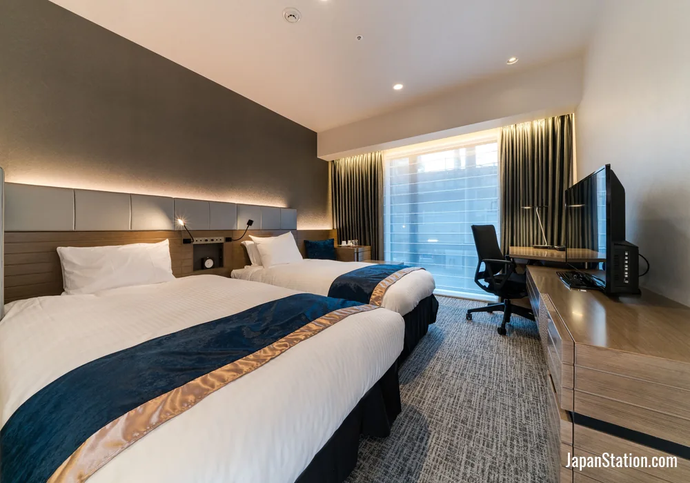 Guest room at Daiwa Roynet Hotel Kyoto Terrace Hachijo PREMIER.