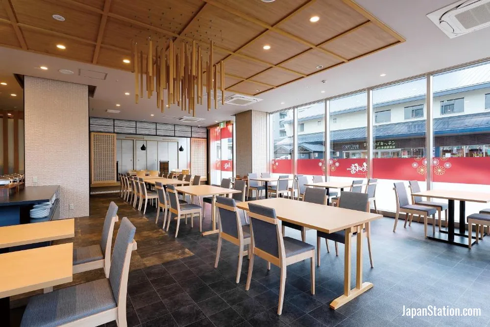 Dining area at Daiwa Roynet Hotel Nara.