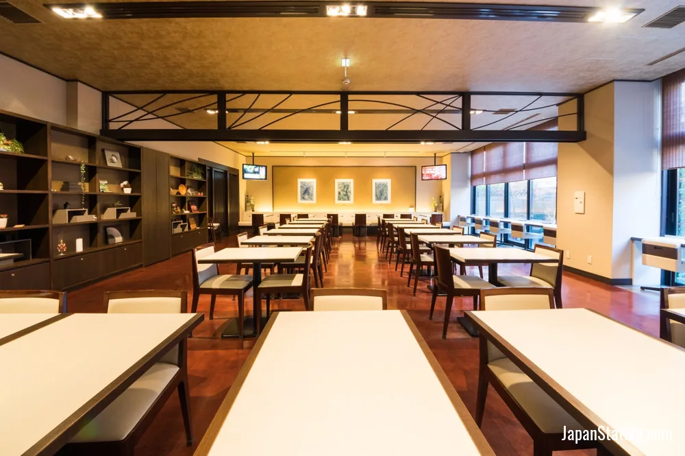 Dining area at Dormy Inn Premium Kyoto Ekimae.
