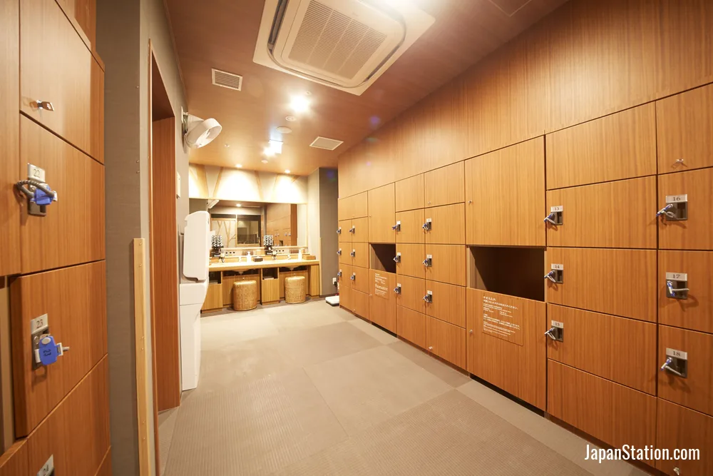 Bathroom in a guest room at Dormy Inn Premium Nagoya Sakae.