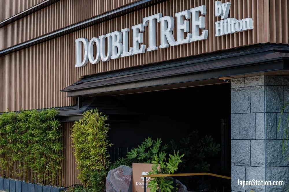 Entrance at DoubleTree by Hilton Kyoto Higashiyama.