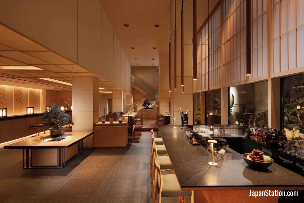 Lobby at DoubleTree by Hilton Kyoto Higashiyama.