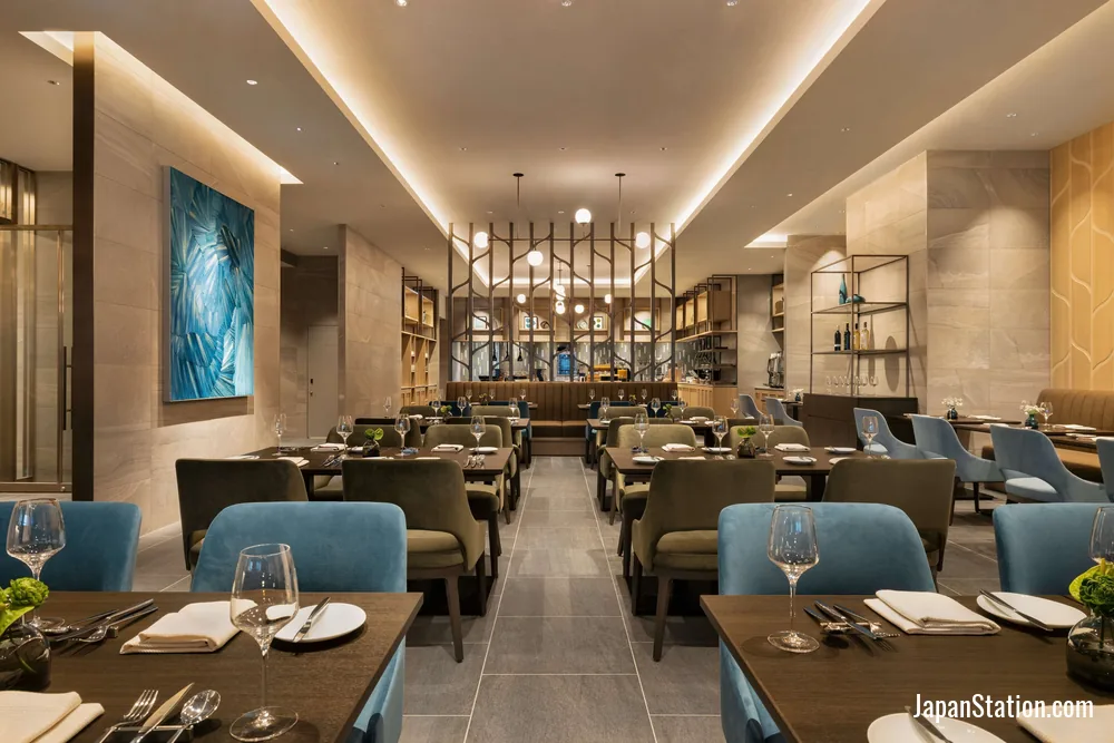 Dining area at DoubleTree by Hilton Toyama.