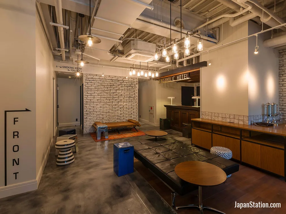 Lobby at EBISUHOLIC HOTEL.