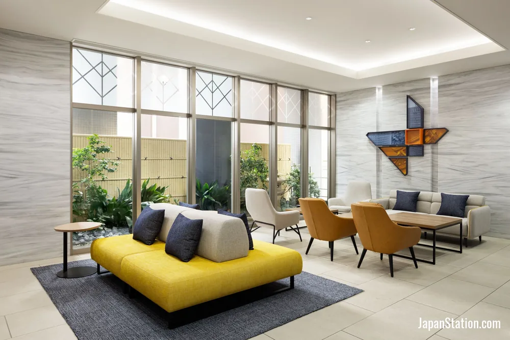 Lobby at Four Points Flex by Sheraton Nagoya Station.