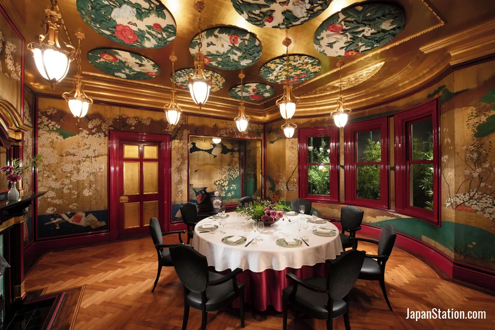 Dining area at Gajoen Tokyo.