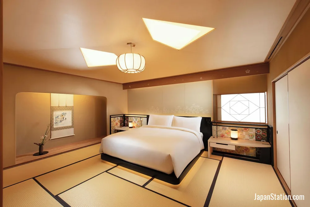 Guest room at Gajoen Tokyo.