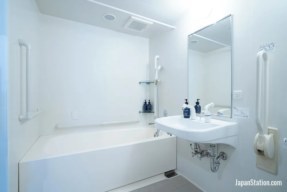 Bathroom in a guest room at Garner Hotel Kyoto Shijo Karasuma.