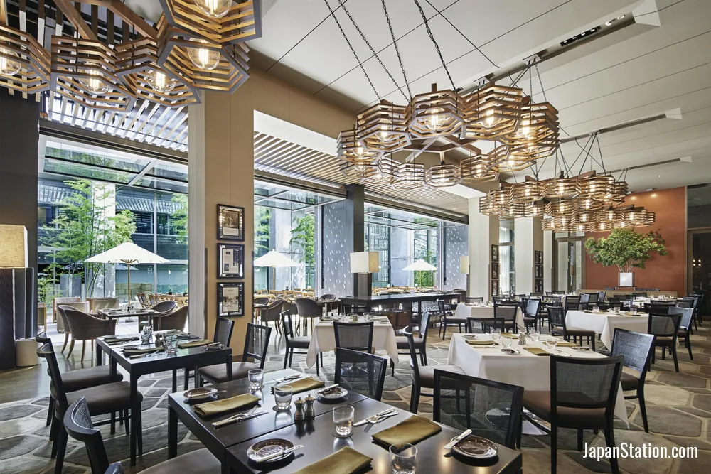 Dining area at Grand Hyatt Tokyo.