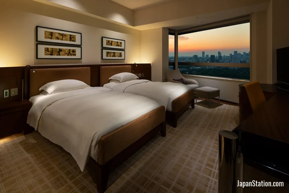 Guest room at Grand Hyatt Tokyo.