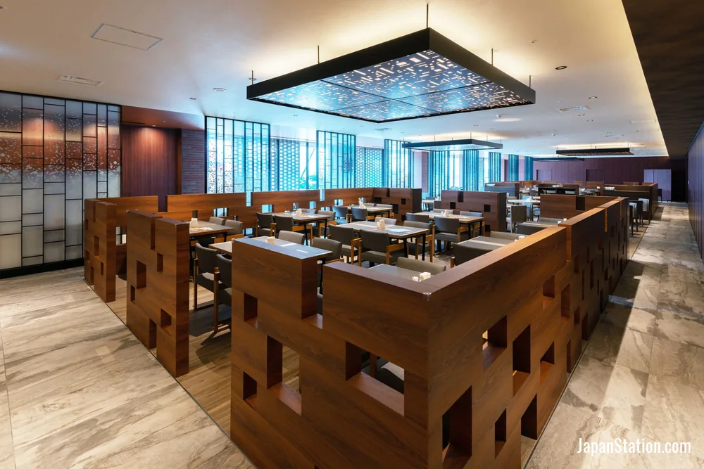 Dining area at Hakodate Kokusai Hotel.