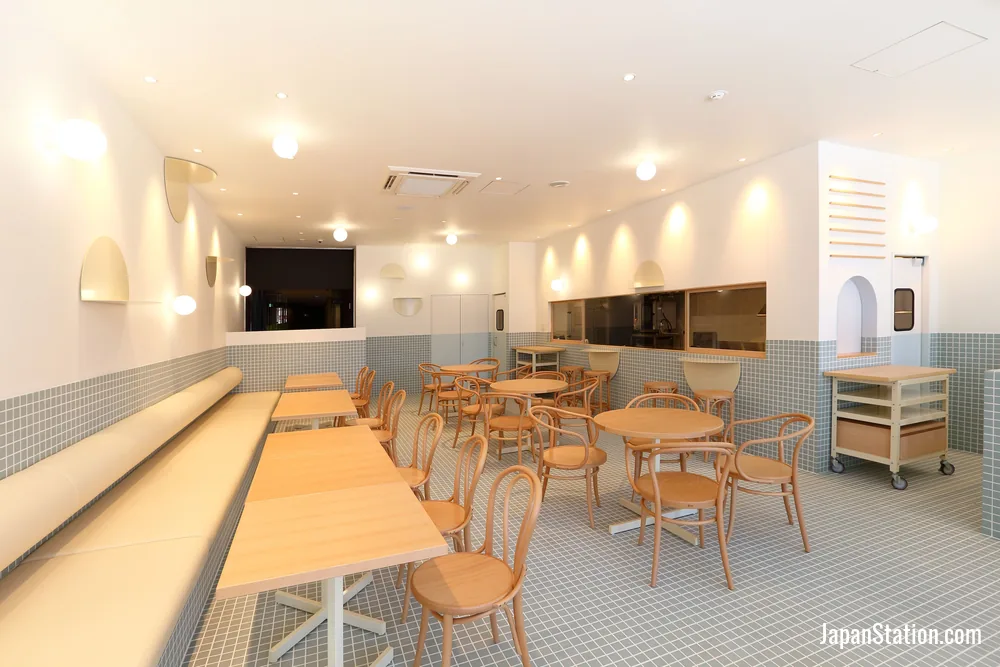Dining area at Henn na Hotel Premier Nara.