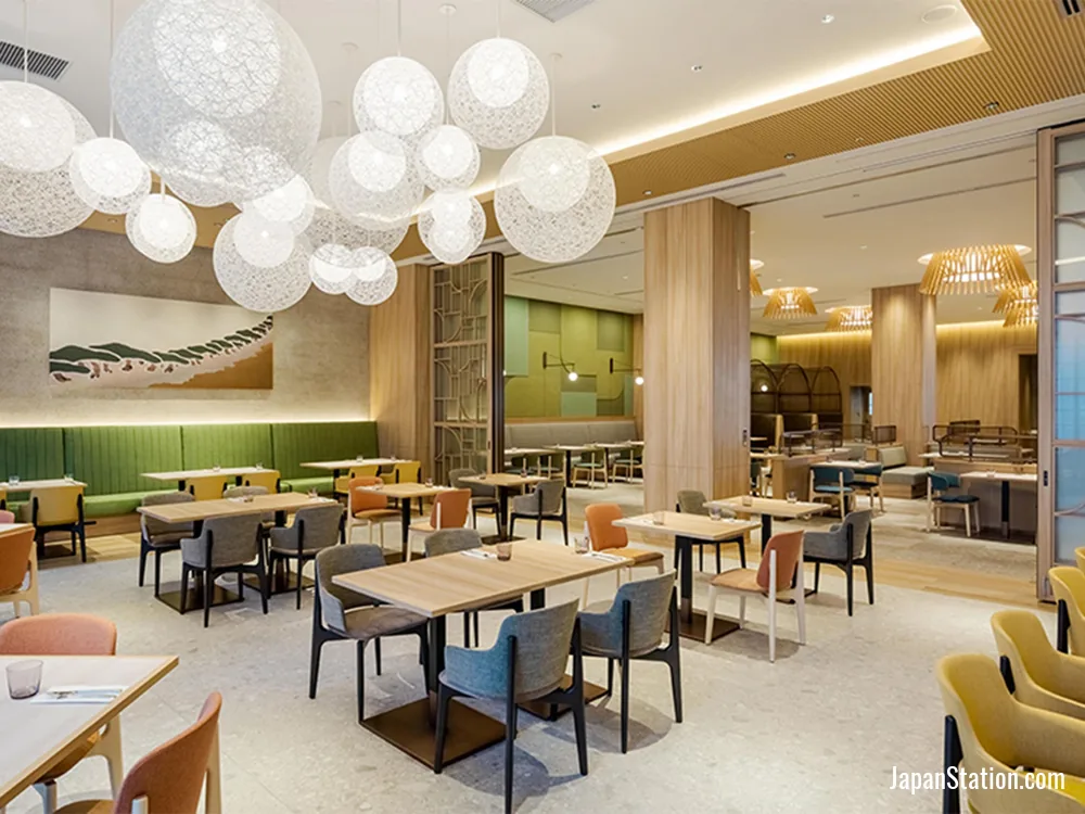 Dining area at Hilton Garden Inn Kyoto Shijo Karasuma.
