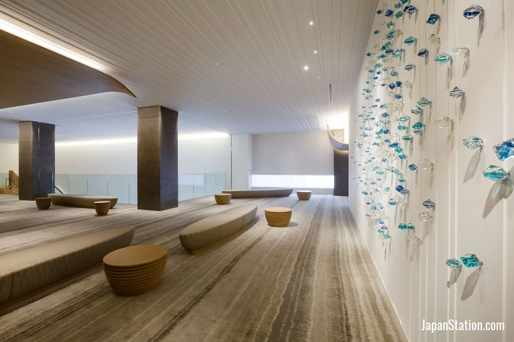 Lobby at Hilton Nagasaki.