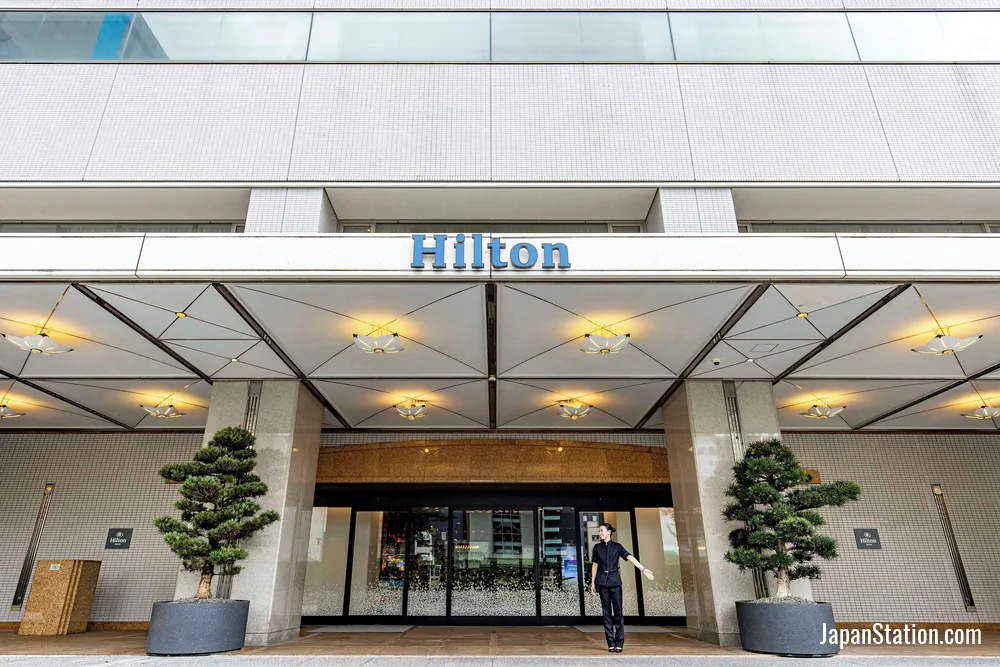 Entrance at Hilton Nagoya.