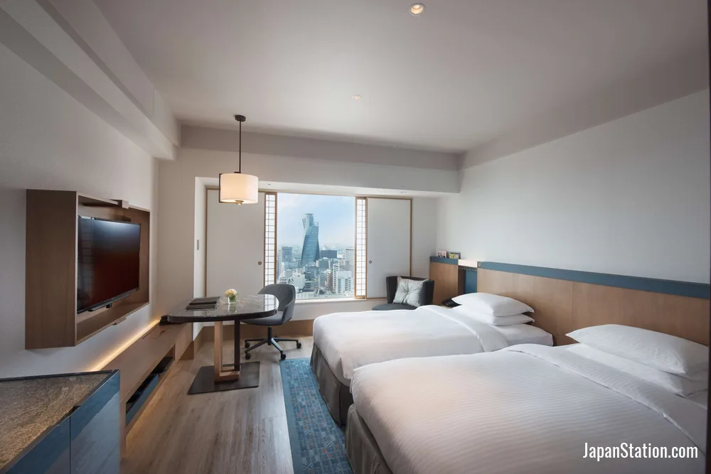 Guest room at Hilton Nagoya.