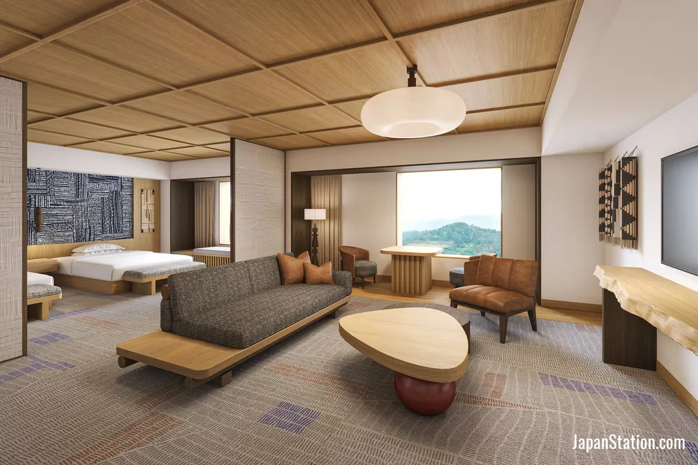 Suite at Hilton Takayama Resort.