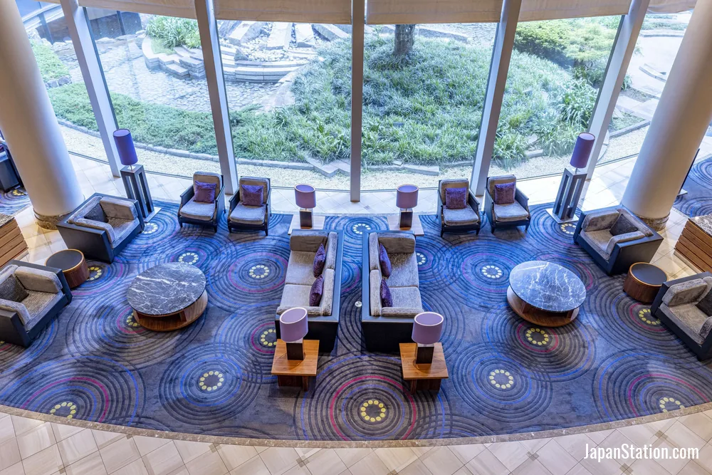 Lobby at Hilton Tokyo Narita Airport.