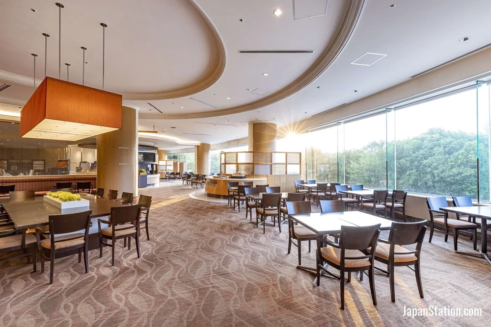 Dining area at Hilton Tokyo Narita Airport.