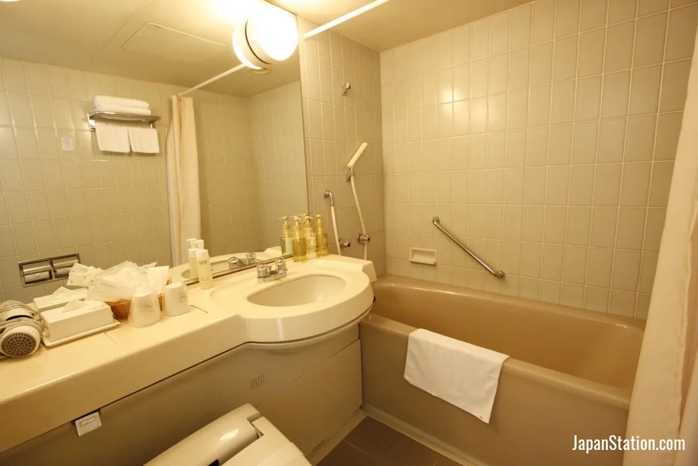 Bathroom in a guest room at Hotel Abest Meguro.