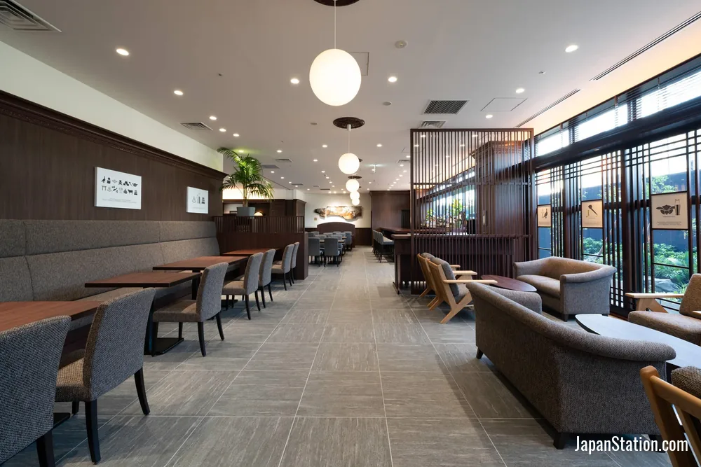 Dining area at hotel around TAKAYAMA.