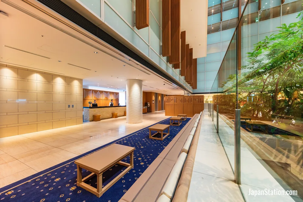 Lobby at Hotel Associa Shin-Yokohama.
