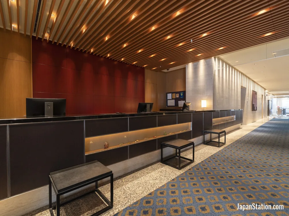 Reception area at Hotel Associa Shizuoka.